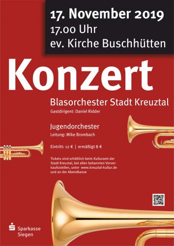 Plakat - Herbstkonzert am 17.11.2019